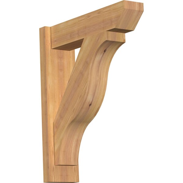 Ekena Millwork Funston Slat Smooth Outlooker, Western Red Cedar, 5 1/2"W x 20"D x 24"H OUT06X20X24FST06SWR - main